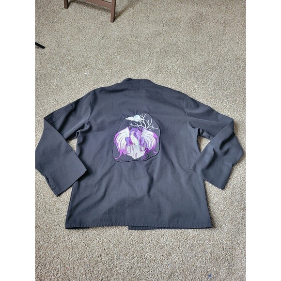 Black Unisex JNCO Dragon Chef Jacket - Picture 6 of 12